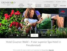 Tablet Screenshot of gruener-wald.de